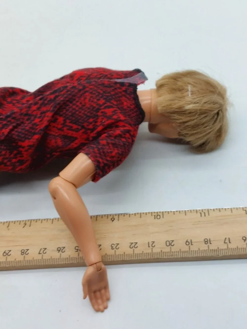 Barbie Fashionistas Hottie Ken Doll Blonde Root Hair Articulated Joint Rare 2009